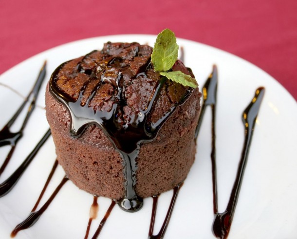 Čokoladni lava souffle, desert, kolač, recept
