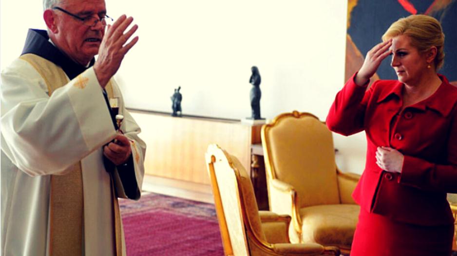 Kolinda Grabar Kitarović, Fra Jozo Zovko