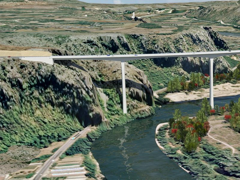 Koridor Vc, most, Počitelj, Autoceste FBiH, autocesta, Međugorje, poddionica Počitelj - Međugorje, Počitelj, most počitelj