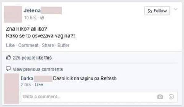 vagina, pomlađivanje, faceboook, Suzana Mančić