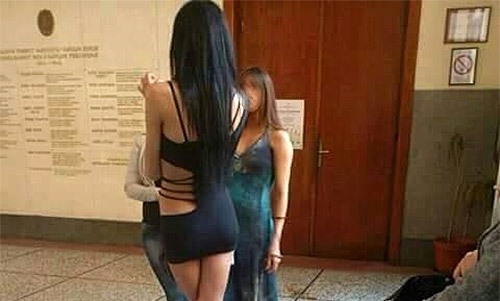 studentica, ispit, golotinja