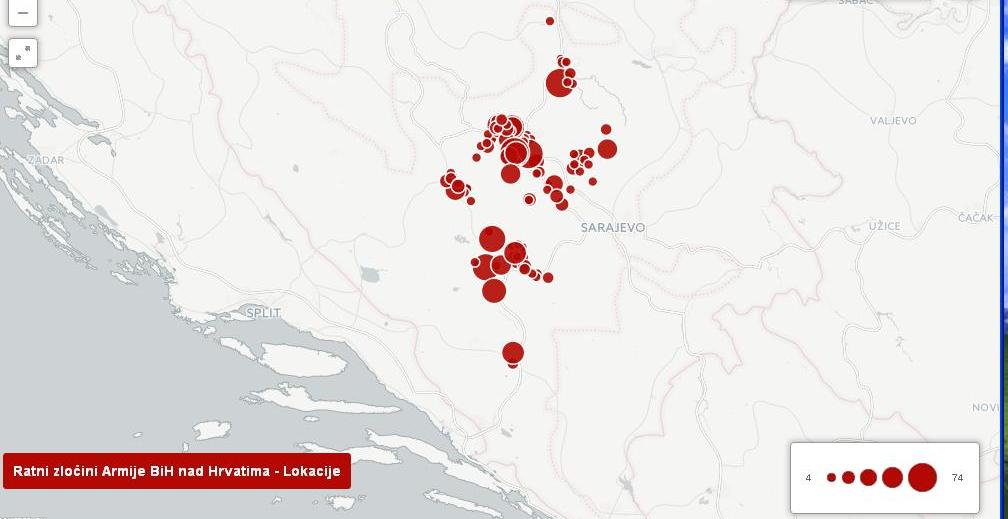 karta, BIH, ratni zločini, Armija BiH