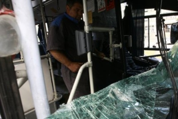 razbijen autobus