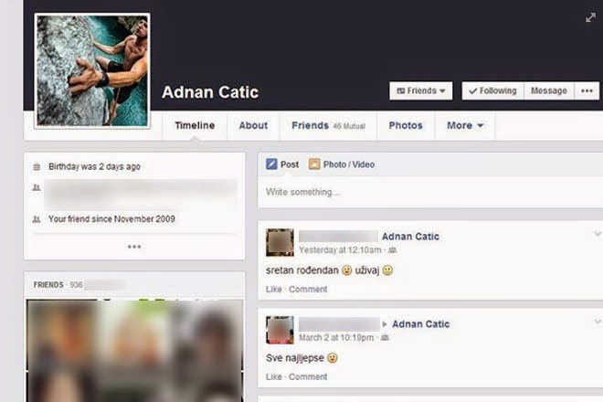 Facebook, Sarajevo, šokantno