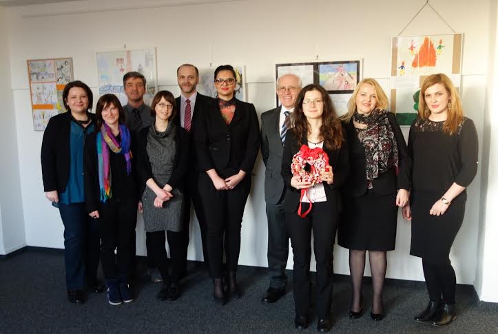 Daria Krstičević, Njemačka, posjeta