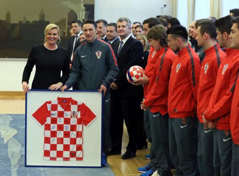 Vatreni, nogometaši, hrvatski nogomet, Hrvatski nogometni savez, Kolinda Grabar Kitarović