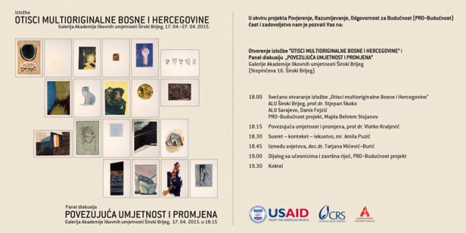 Široki Brijeg, Izložba slika, Izložba