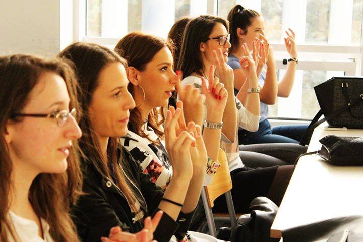 tečaj, znakovni jezik, studentski zbor