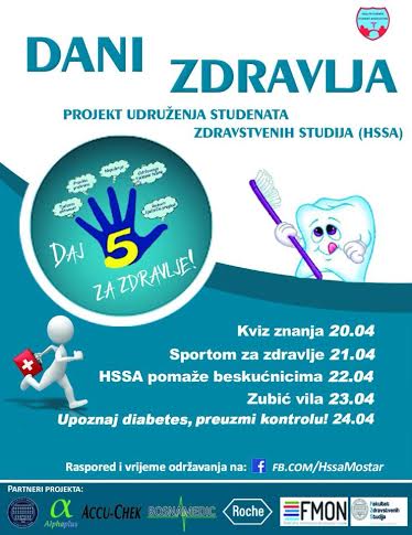 Mostar, dani zdravlja, fsz mostar, HSSA