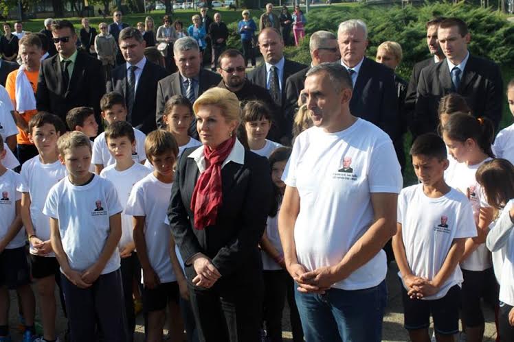 Tovarnik, maraton, Kolinda Grabar Kitarović, Kardinal Vinko Puljić