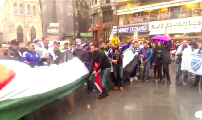 bih navijači, židov, židovi, BIH, navijači, Beč