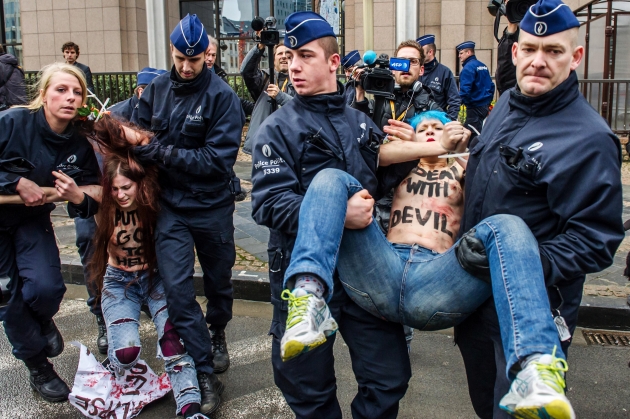 FEMEN, Le Pen, Jean Marie Le Pen