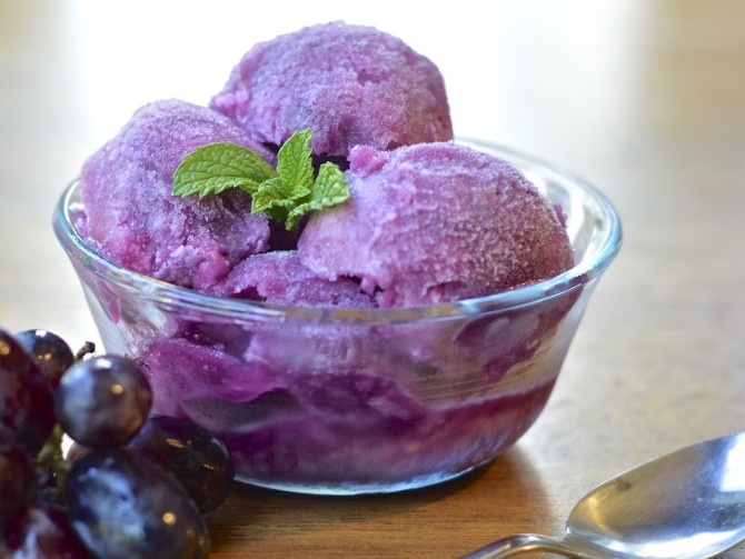 grožđe, sladoled