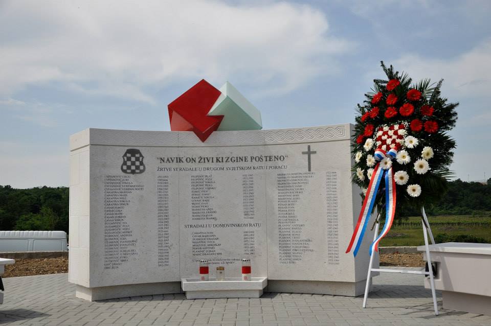 Krehin Gradac, spomenik, branitelji