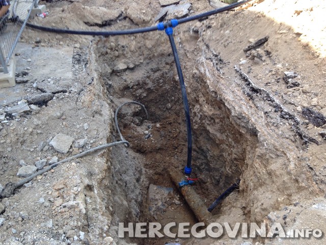 Franjevačka ulica, sanacija, kanalizacijski i vodovodni sustavi, opskrba vodom , voda, kanalizacijski i vodovodni sustavi, Tomislavgrad