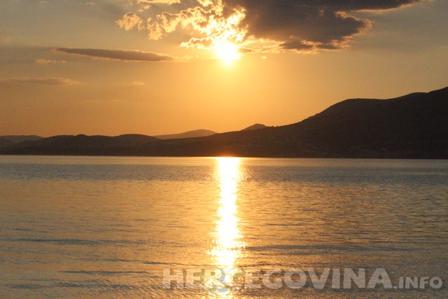 zalazak, zalazak sunca, Trogir