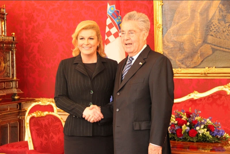 austrija,  prva hrvatska predsjednica