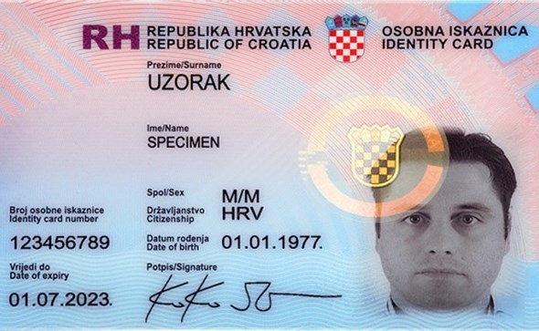 osobna iskaznica, Hrvatska zemlja, Hrvatsko državljanstvo, osobna iskaznica, Hrvatska zemlja