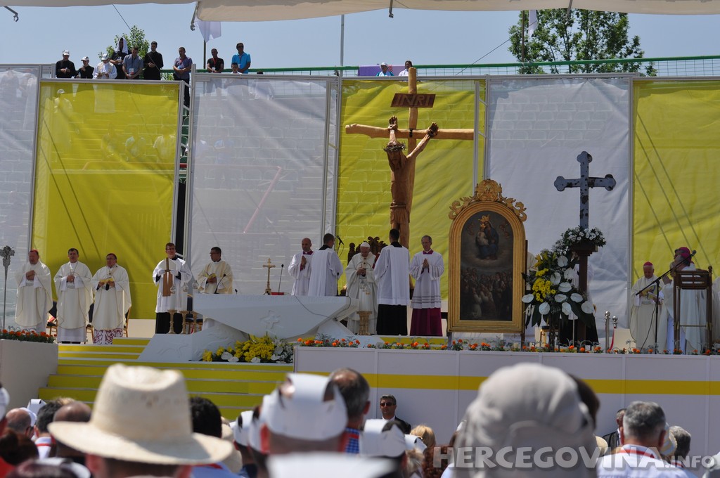 Međugorje, Papa Franjo u BiH , Papa Franjo