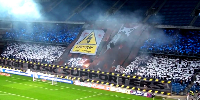 Lech Poznan, koreografija, bakljada