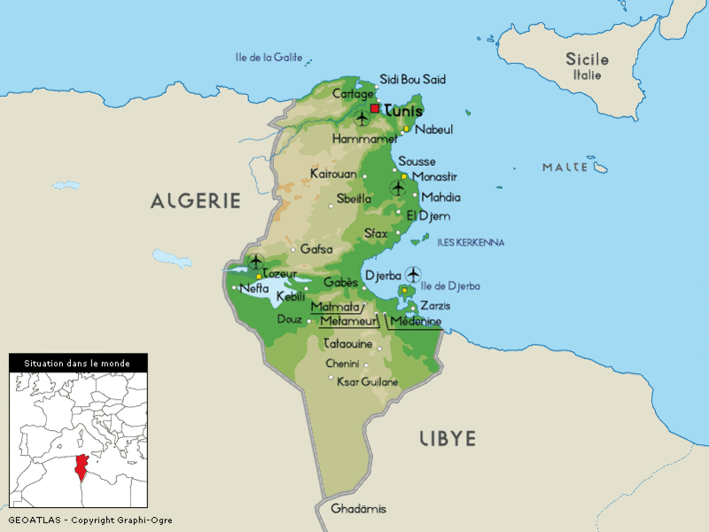 Tunis, betonski zid , libija, Ekstremisti iz ISIL-a