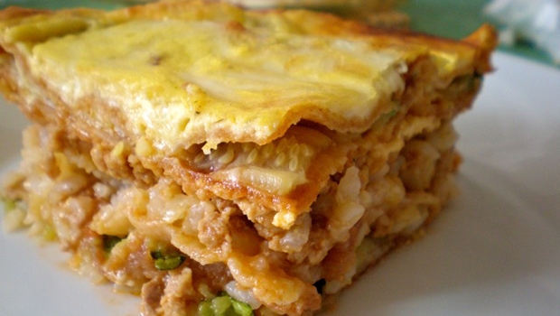 tikvice, musaka od pohanih tikvica, recept, musaka od krumpira, recept