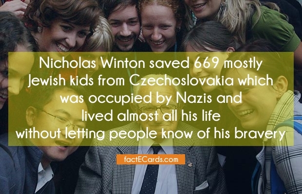 Nicholas Winton, Schindlerova lista, holokaust, sudjelovanje u holokaustu