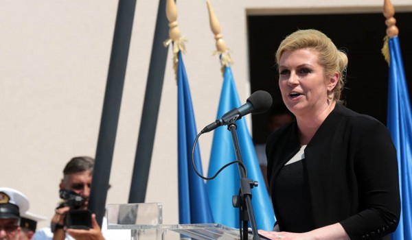 Kolinda Grabar Kitarović, govor, knin, oluja, Kolinda Grabar Kitarović, Arbitražni sud, rasprava u arbitražnom postupku, Hrvatska i Slovenija, Kolinda Grabar Kitarovi?, Hrvatska-Švedska