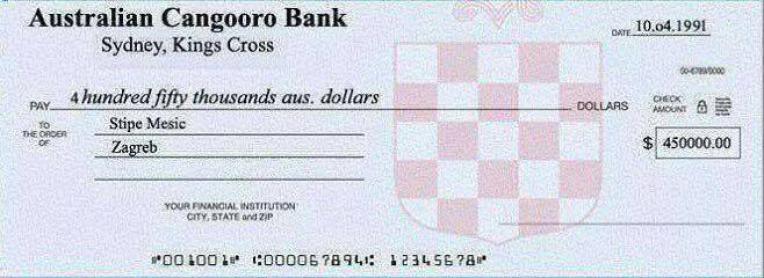 Stipe Mesić, obrana od nečega