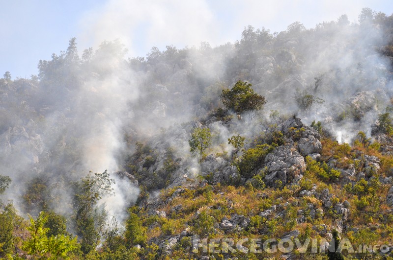 Hum, požar, požari, Ljubuški, požar