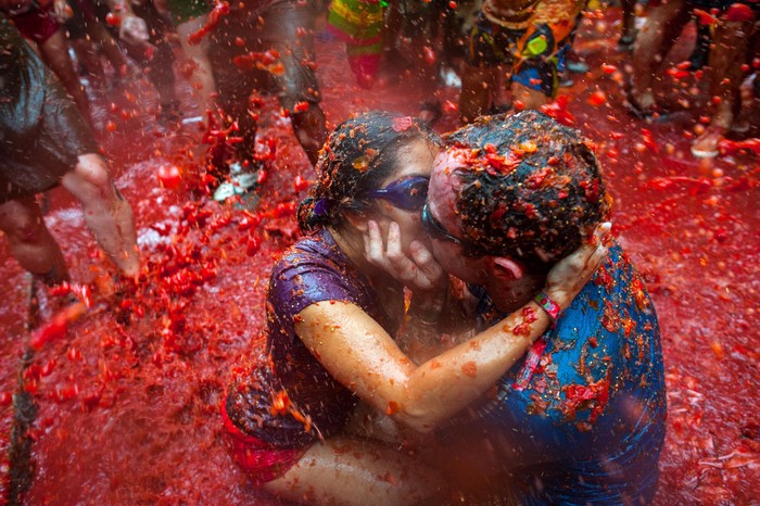 Tomatina, rajčica, borba rajčicama