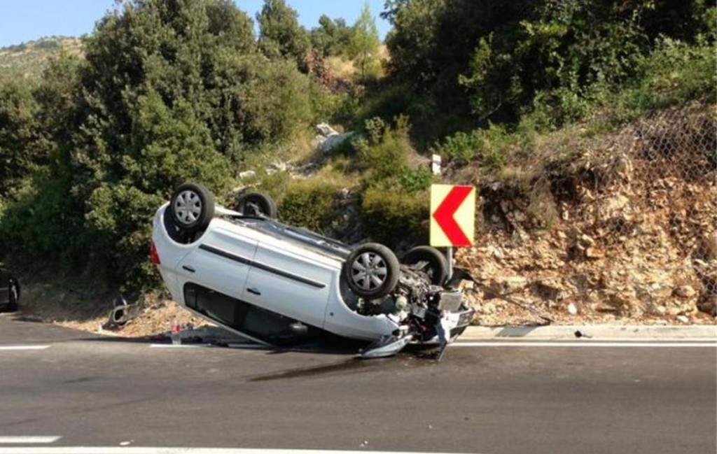 teška prometna nesreća, pogibija, Brela