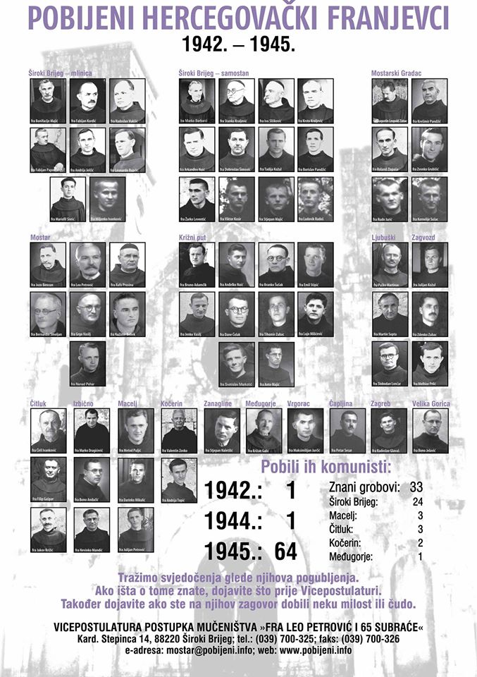 stopama pobijenih, Široki Brijeg