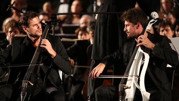 2CELLOS, Sharon Stone, koncert