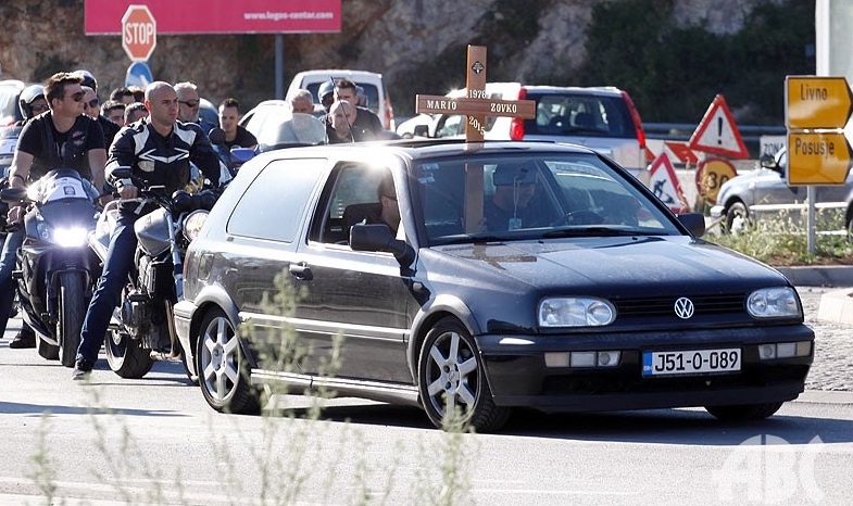 marijo zovko, bajkeri, sahrana, Široki Brijeg