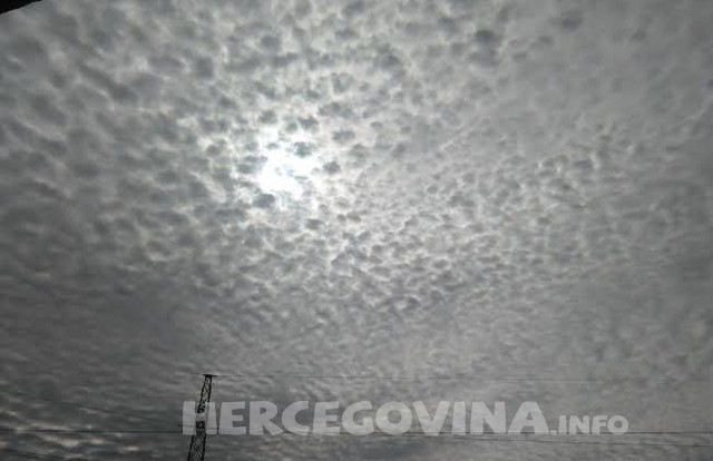 nebo, oblaci, Mostar