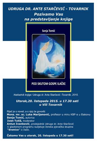 sonja tomić, ilačka gospa, Tovarnik, knjiga