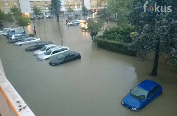 poplava, kiša, Mostar