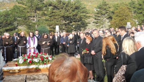 Stjepan Matković, Livno, sahrana