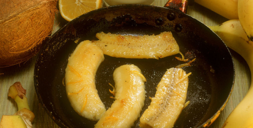 banane, pohane banane, recept