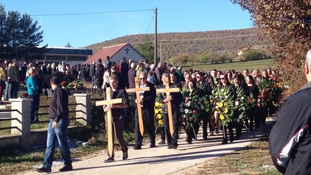 Ante Niče, Livno, sahrana