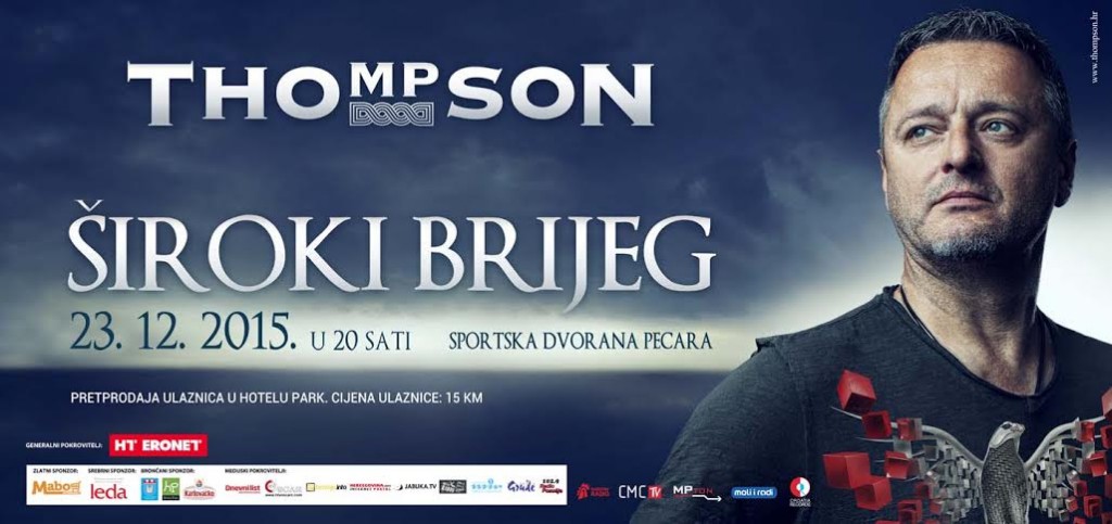 Marko Perković Thompson, Široki Brijeg, koncert, Marko Perković Thompson, Široki Brijeg