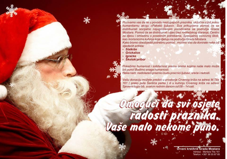 Paketić ljubavi, Humanitarna akcija