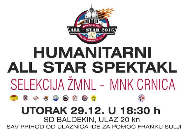 MNK Crnica, humanitarna utakmica