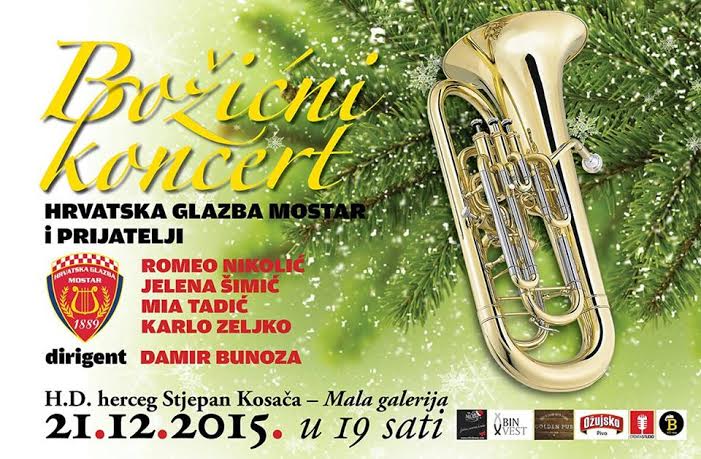 hrvatska glazba mostar, Božić, koncert