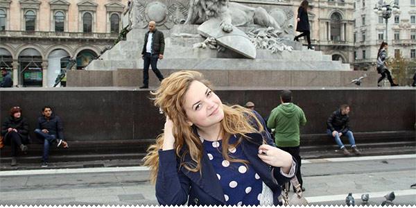 ana šego, italija, studiranje