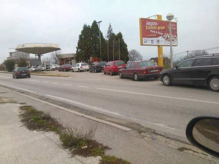 crpka, benzinska crpka, gužva, Ljubuški