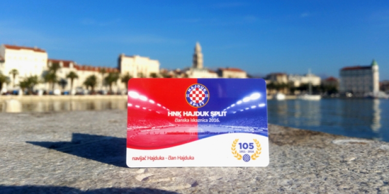 NK Hajduk, hajduk split torcida, udruga Naš Hajduk, Članska kartica kluba, torcida hajduk, NK Hajduk, nk hajduk split, Društvo prijatelja Hajduka , 30.000 članova 