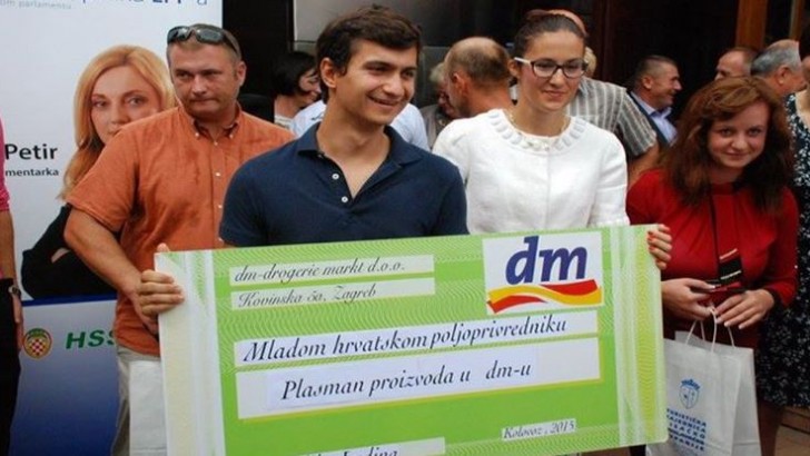 Ivan Veselić, Najbolji mladi hrvatski poljoprivrednik, dm