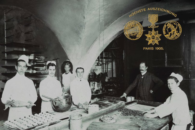 Čokoladne poslastice, Mozart kugle, marcipan,  Paul Fürst 